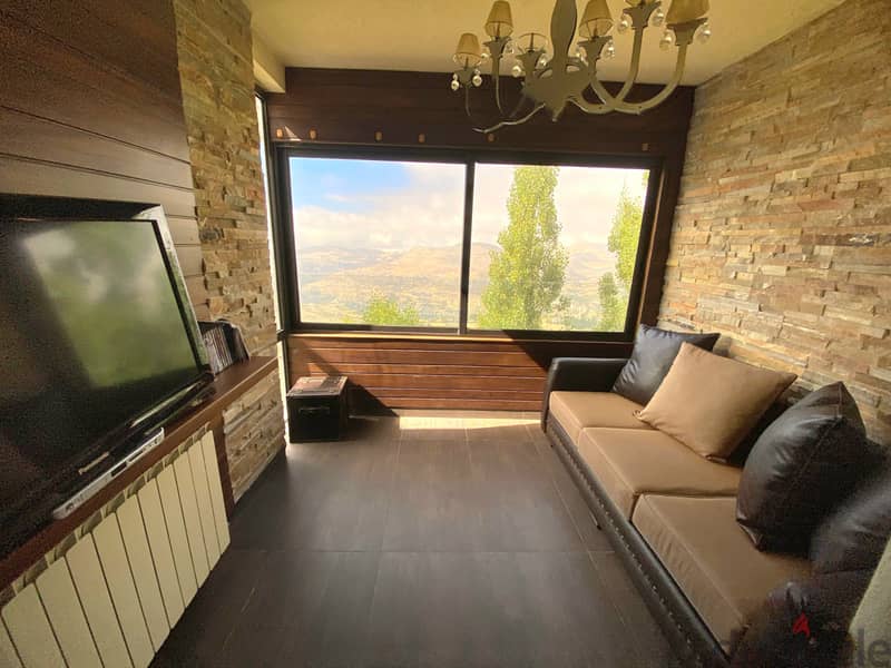 Chalet for sale in Ouyoun El simane/ Amazing view/ Decorated/ Furnishe 3