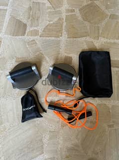 gym equipment bundle ( bands + perfect pushups machine + jump rope) 0