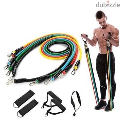 11 pcs set resistance bands