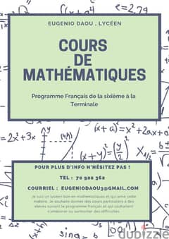 Cous de mathématiques programme Fr 0