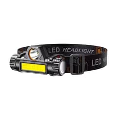 Waterproof Headlamp, Outdoor LED Torch with 2 Light Modes 0