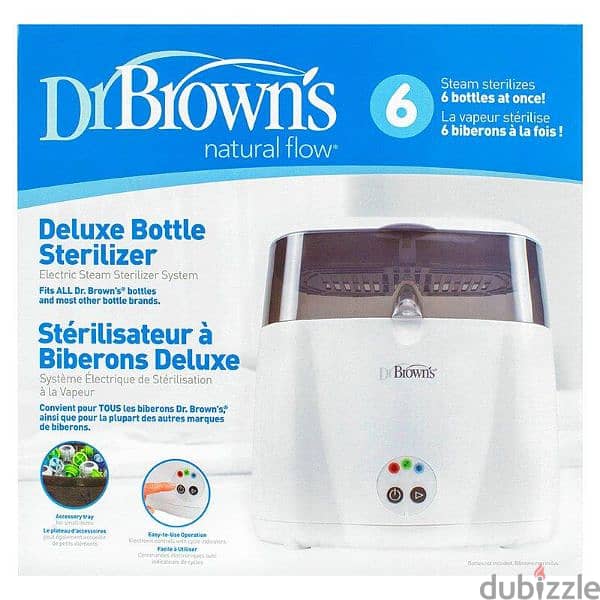 Dr. Brown's Deluxe Electric Baby Bottle Sterilizer. 1