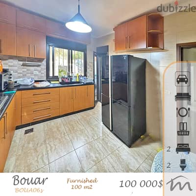 Bouar | Furnished 100m Apartment | Building Age 7 | 2 Bedrooms