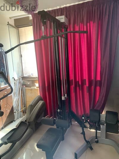 Lat pulley machine