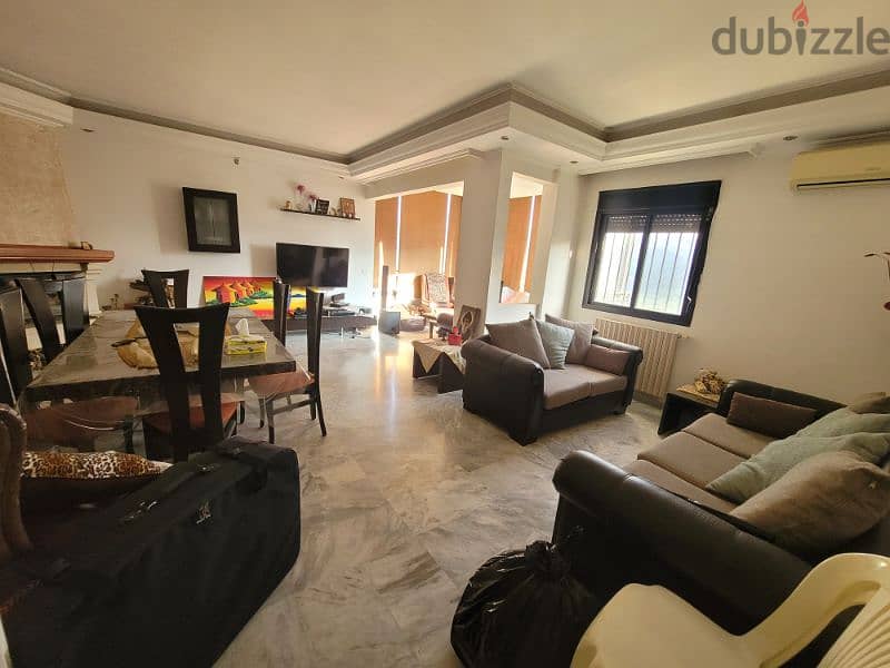 6 MONTH RENTAL FULLY FURNISHED 150 SQ BROUMMANA WITH VIEW, BRR-138 0