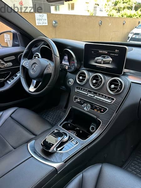 Mercedes C 300 AMG-line 4matic 2016 dark gray on black (clean carfax) 8