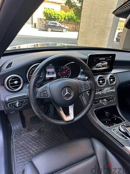 Mercedes C 300 AMG-line 4matic 2016 dark gray on black (clean carfax) 10