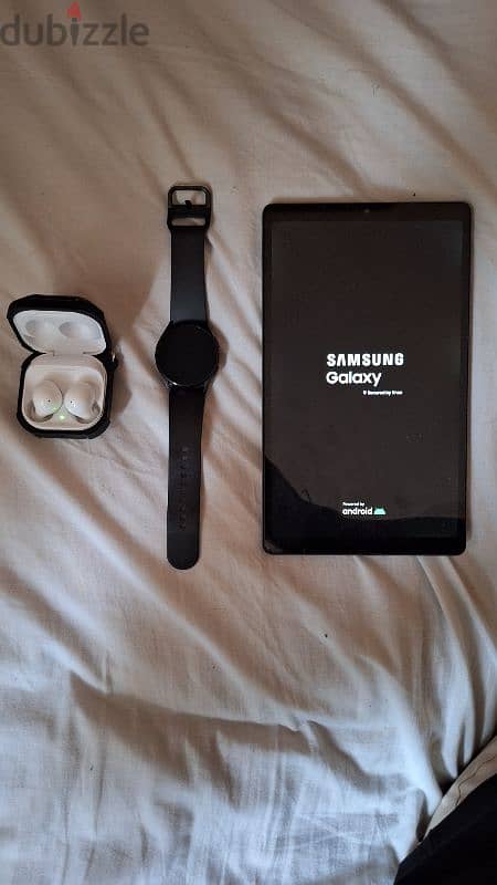 Samsung Smartwatch 4 + Tablet A7 lite + Earbuds 2 pro 0