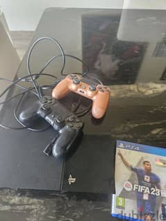 ps4 plus 2 controllers plus fifa game 0