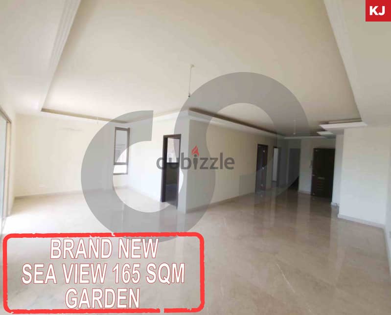 SEA VIEW / BRAND NEW / 165 SQM GARDEN IN SHEILEH ! REF#KJ01326 ! 0