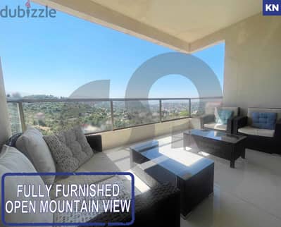 MOUNTAIN VIEW / SPACIOUS TERRACE IN BEKAATET ACHKOUT ! REF#KN01328.