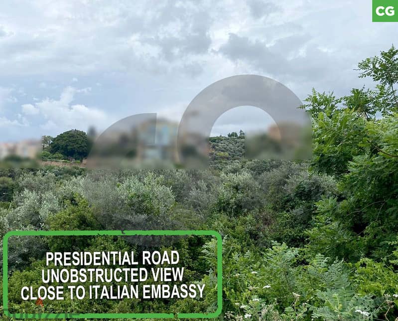 Presidential Road-Unobstructed View-Baabda/بعبدا REF#CG113557 0