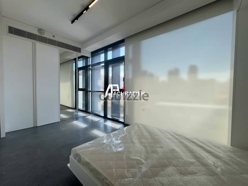 Shared Rooftop - Open Seaview Apartment For Rent in Achrafieh 14