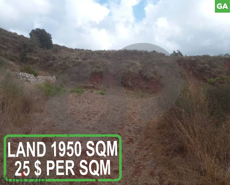 Land for sale in Akkar -khraybe/عكار -الخريبة   REF#GA112706 0