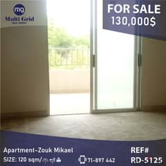 RD-5125 / Apartment for Sale in Zouk Mikael, شقة للبيع في ذوق مكايل 0