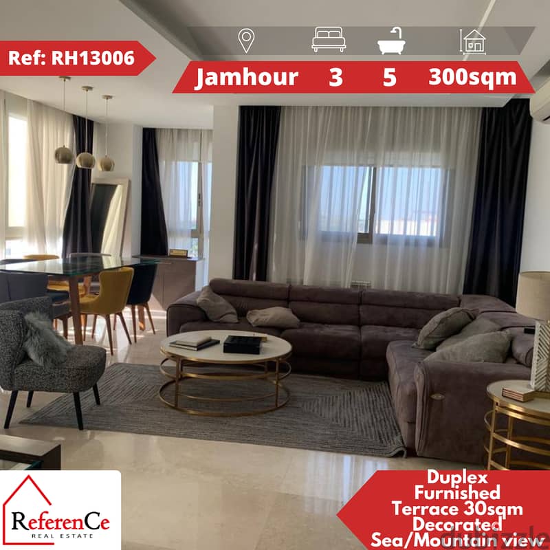 Prime Furnished Duplex in Jamhour دوبلكس مفروش فاخر في الجمهور 0