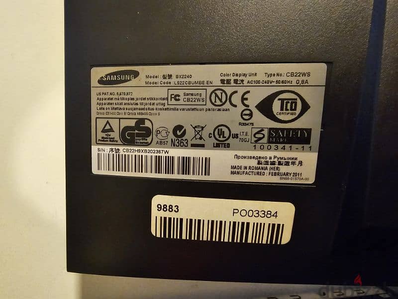 Samsung Syncmaster 1080p Led panel 60hz 2