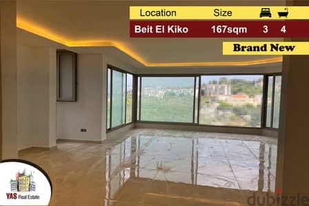 Beit El Kiko 167m2 | Brand New | Calm Area | Prime Location | PA