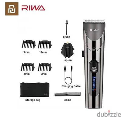 Professional Xiaomi RIWA Hair trimmer Clipper cordless مكنة حلاقة