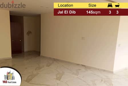 Jal El Dib 145m2 | Brand New | Partial Sea View | Prime Location | PA