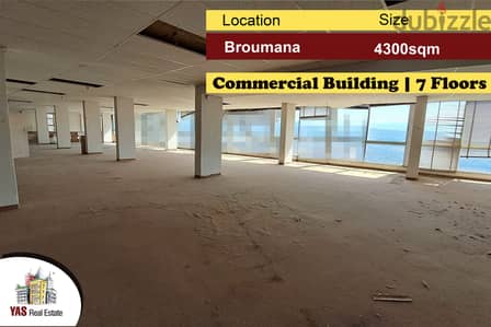 Broumana 4300m2 | Commercial Building | Rent | Main Road | AMK