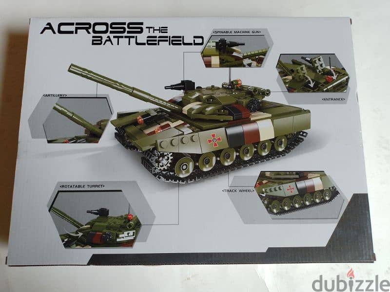 building blocks lego T64 tank 1