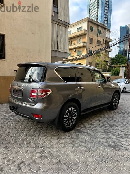 Nissan Patrol Platinum 2019 gray on black (company source) 3