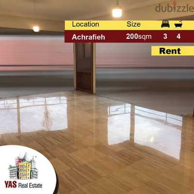 Achrafieh 200m2 | Super Luxury | Rent | Spacious | Prime Area | MO |