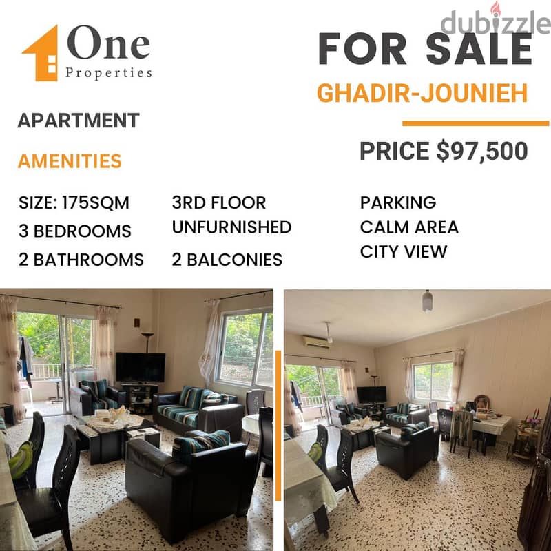 APARTMENT FOR SALE IN GHADIR - JOUNIEH 0