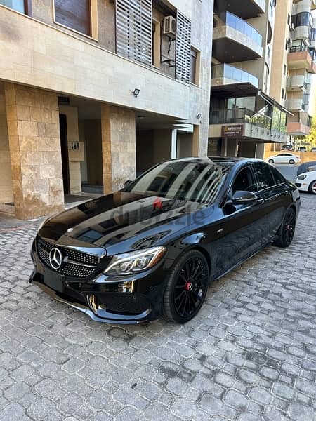 Mercedes C 450 AMG 2016 black on black (clean carfax) 1