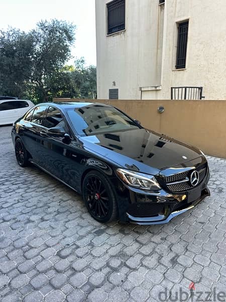 Mercedes C 450 AMG 2016 black on black (clean carfax) 2