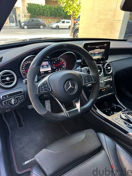 Mercedes C 450 AMG 2016 black on black (clean carfax) 10