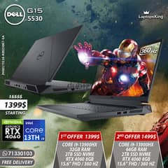 DELL G15 5530 CORE i9-13900HX RTX 4060 360HZ 15.6" GAMING LAPTOPS 0