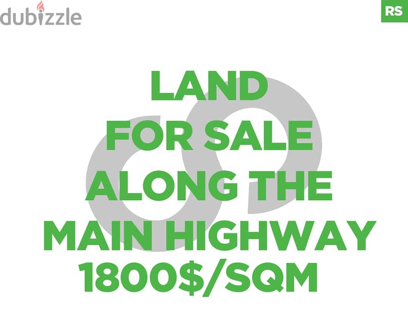 804 sqm land in Fidar/فيدار, Directly on the main highway REF#RS101349 0