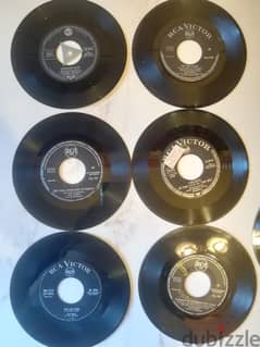 Elvis Presley 7 45t 7" vinyl collection sold together in v g cond 0