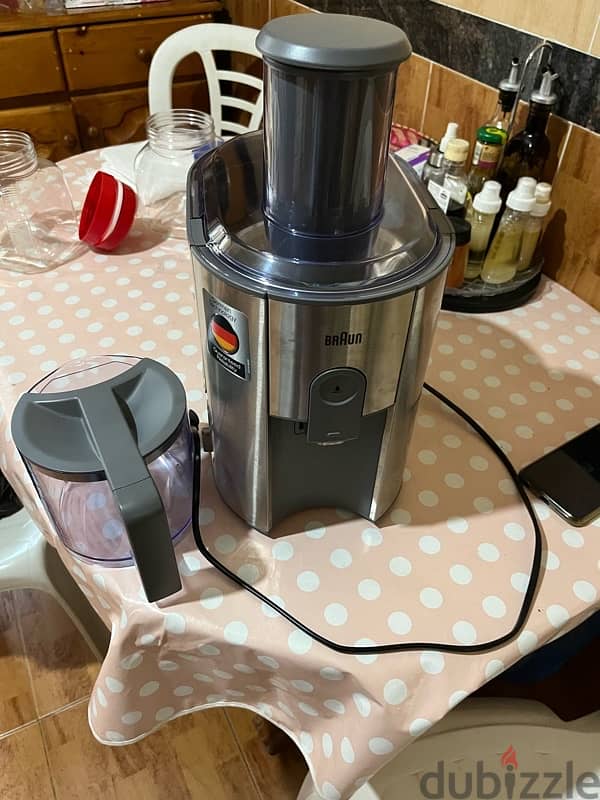 used once juicer braun 1