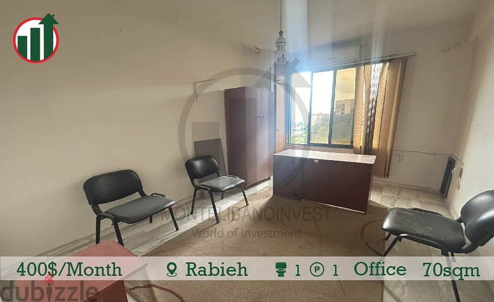 Office for Rent in Rabieh ! 2