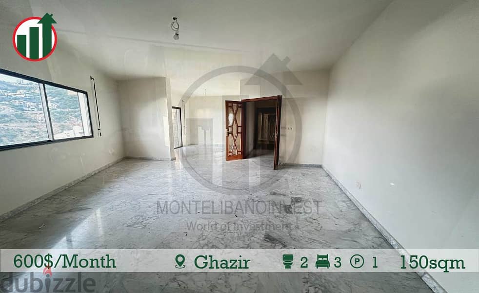 Apartment for Rent in Ghazir with Seaview !! 1