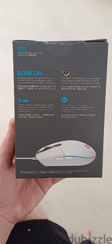 Logitech G102 Gaming Mouse 8,000 DPI 1