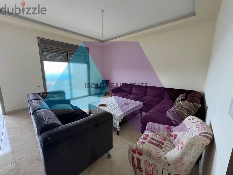 Furnished flat+Terrace+Sea View 4 rent in Blat / Jbeil للايجار بلاط / 0