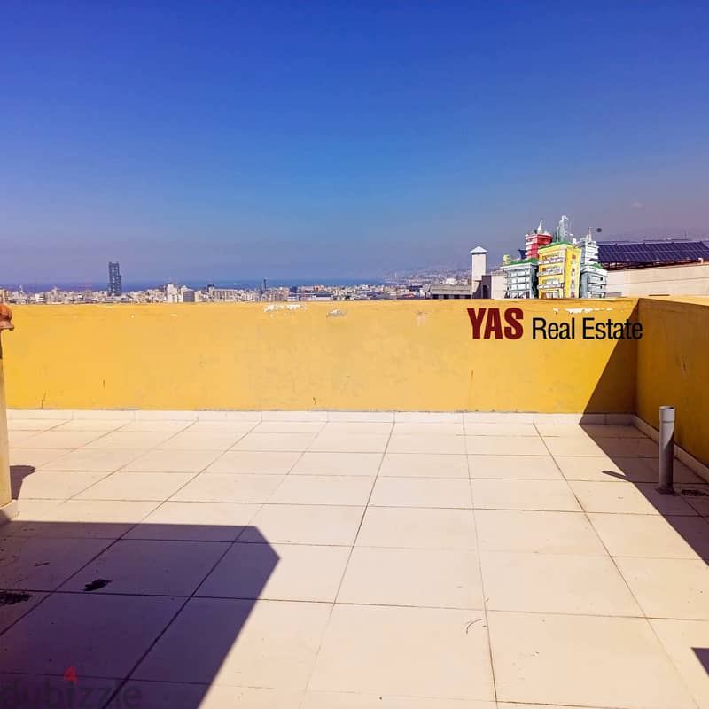 Hazmiyeh 230m2 | 100m2 Rooftop | 70m2 Terrace | Brand New | PA | 3