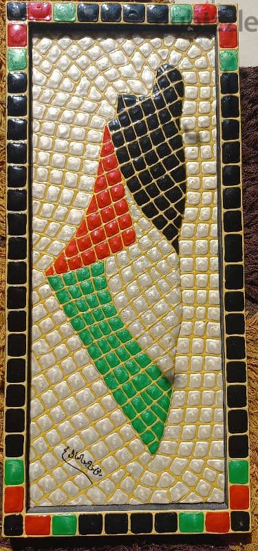 لوحات خريطة فلسطين عالية الجودة 1