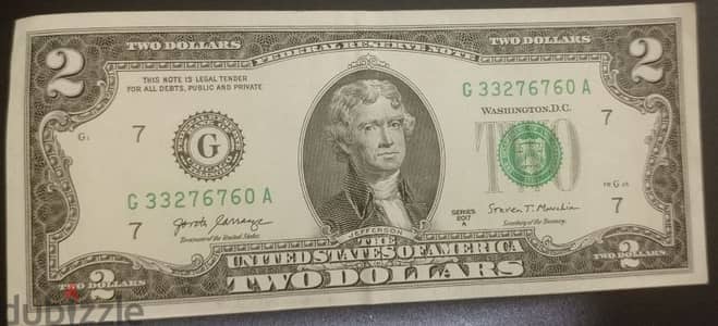 2$ note