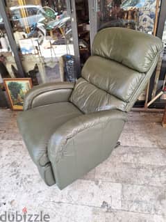 recliner chair genuine leather buffalo original England 0