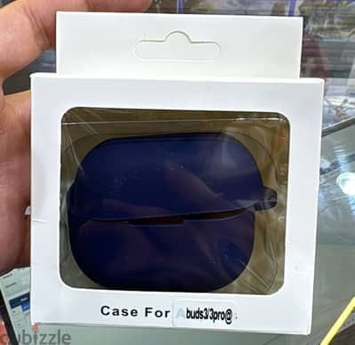 Silicone case galaxy buds 3/buds 3 pro navy amazing & good price