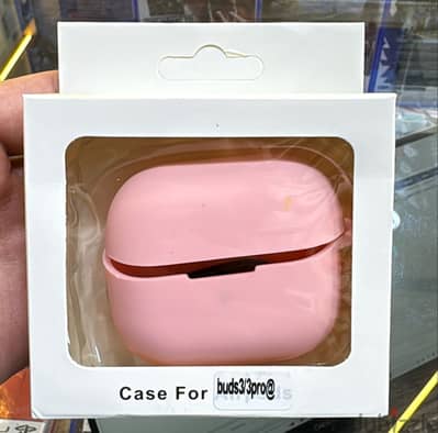 Silicone case galaxy buds 3/buds 3 pro pink great & good price