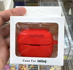 Silicone case galaxy buds 3/buds 3 pro red exclusive & good price 0