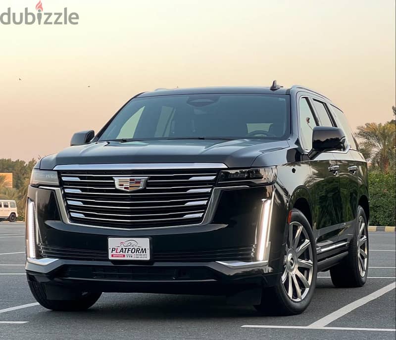 Cadillac escalade platinum 2021 full option with message in seat Start 2