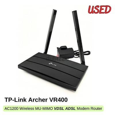 Used TP link Archer vr400 مستعملة اسبوع