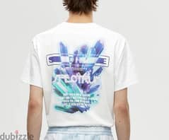 Solid Crystal graphic t-shirt size 48(L) 0